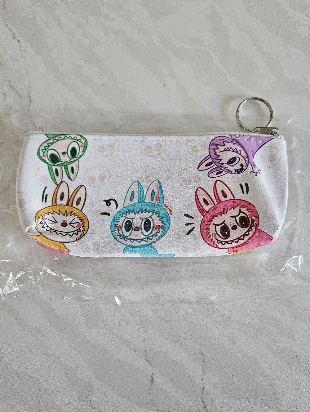 Cute Monster Character Keychain Pouch